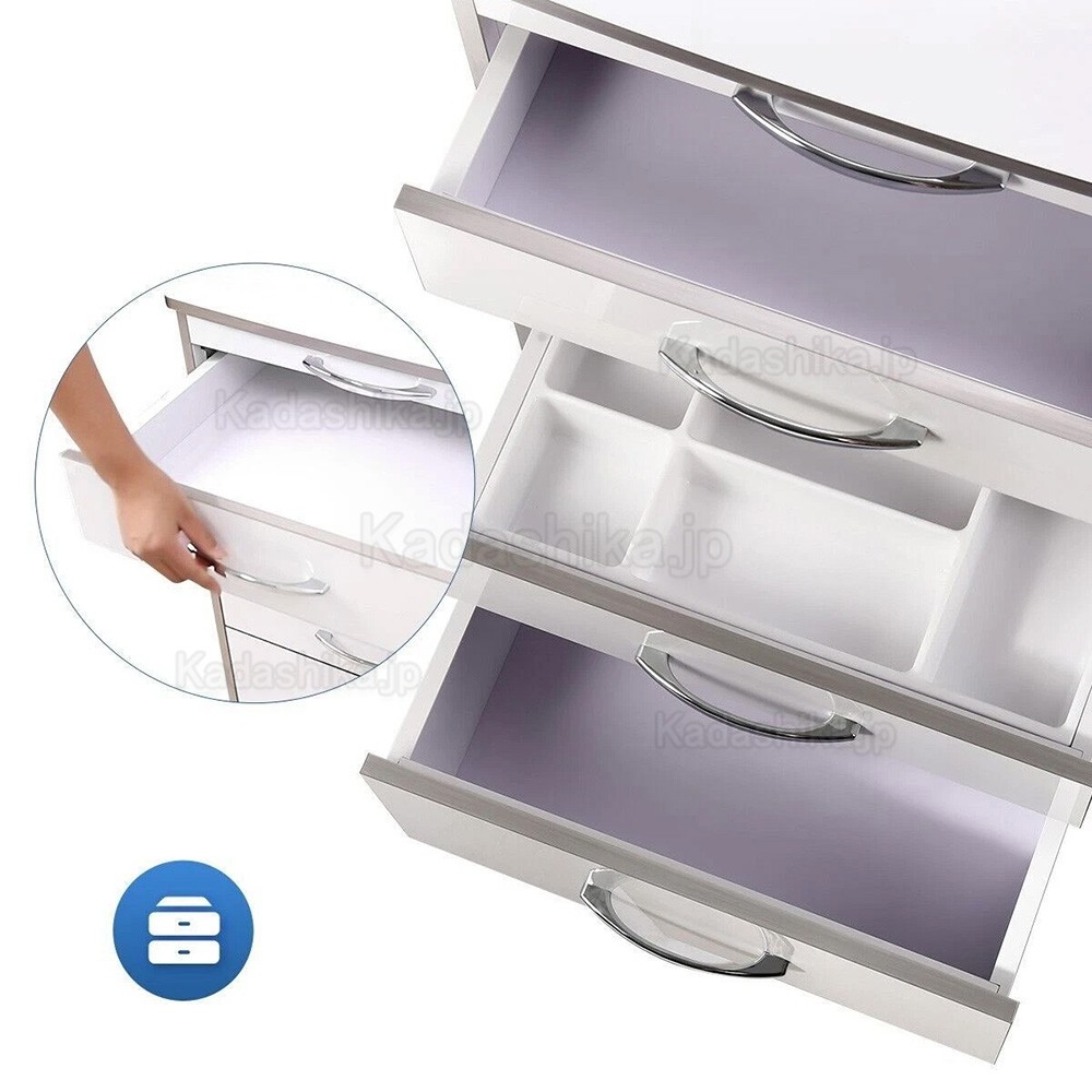 Dentech G15 歯科 モービル キャビネット 引き出し3つ付き